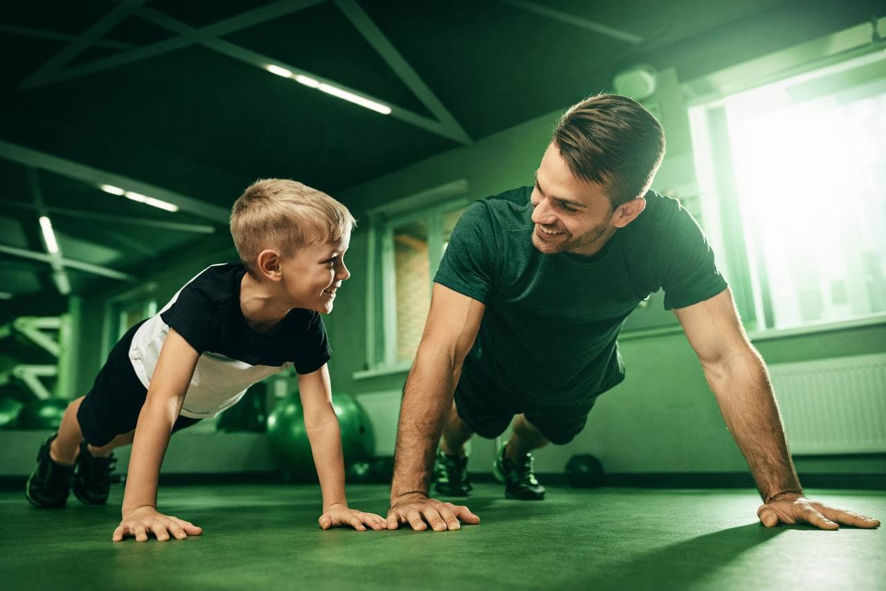 Youth athlete working with a private coach during training